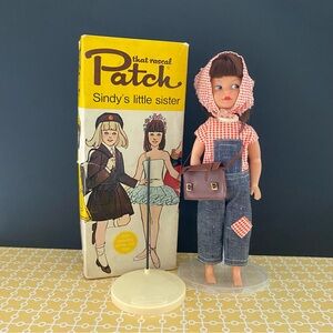 Vintage 1960s Patch Doll by Pedigree – Sindy’s Little Sister – UK Doll – Box